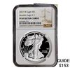Image 1 : 2021-W Silver Eagle NGC PF69 UC Heraldic Eagle T-1
