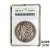 1892-CC Morgan Silver Dollar ANACS F 12