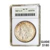 Image 1 : 1887-O Morgan Silver Dollar ANACS AU55
