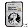 Image 1 : 2021-W Silver Eagle NGC PF69 UC Heraldic Eagle T-1