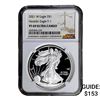 Image 1 : 2021-W Silver Eagle NGC PF69 UC Heraldic Eagle T-1