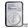 Image 1 : 2011 Silver Eagle NGC MS69 25th Anniversary