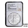 Image 1 : 2011 Silver Eagle NGC MS69 25th Anniversary