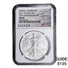 Image 1 : 2011 Silver Eagle NGC MS69 25th Anniversary
