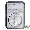Image 1 : 2011 Silver Eagle NGC MS69 25th Anniversary