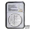 Image 1 : 2006-W Silver Eagle NGC MS69 Burnished 20th Anniv