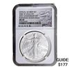 Image 1 : 2006-W Silver Eagle NGC MS69 Burnished 20th Anniv.