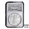 Image 1 : 2011 Silver Eagle NGC MS69 25th Anniversary