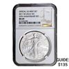 Image 1 : 2011-W Silver Eagle NGC MS69 25th Anniversary