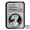Image 1 : 2021-W Silver Eagle NGC PF69 UC Heraldic Eagle T-1