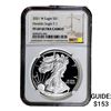 Image 1 : 2021-W Silver Eagle NGC PF69 UC Heraldic Eagle T-1