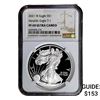 Image 1 : 2021-W Silver Eagle NGC PF69 UC Heraldic Eagle T-1