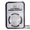 Image 1 : 1881-S Morgan Silver Dollar NGC MS66
