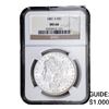 Image 1 : 1881-S Morgan Silver Dollar NGC MS66