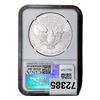 Image 2 : 2011 Silver Eagle NGC MS69 25th Anniversary