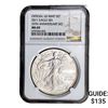 Image 1 : 2011 Silver Eagle NGC MS69 25th Anniversary