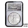 Image 1 : 2011 Silver Eagle NGC MS69 25th Anniversary