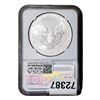 Image 2 : 2011 Silver Eagle NGC MS69 25th Anniversary