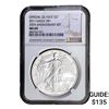 Image 1 : 2011 Silver Eagle NGC MS69 25th Anniversary