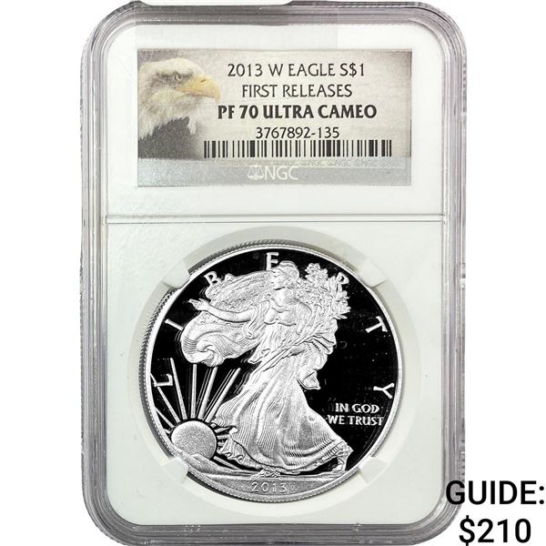 2013-W Silver Eagle NGC PF70 Ultra Cameo
