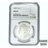 Image 1 : 1897-S Morgan Silver Dollar NGC MS63