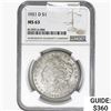 Image 1 : 1921-D Morgan Silver Dollar NGC MS63