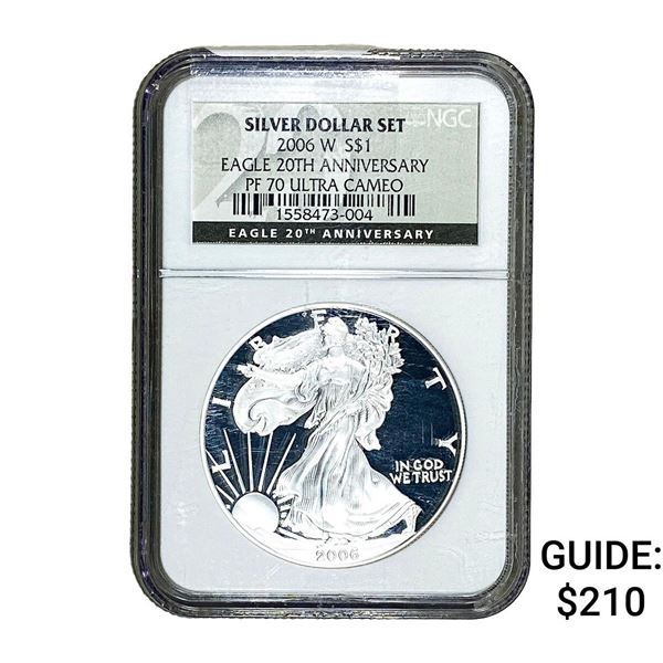 2006-W Silver Eagle NGC PF70 Ultra Cameo