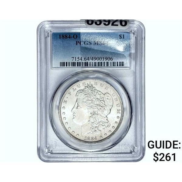 1884-O Morgan Silver Dollar PCGS MS64