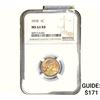 Image 1 : 1910 Wheat Cent NGC MS64 RB