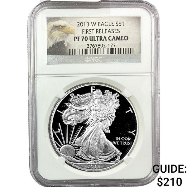 2013-W Silver Eagle NGC PF70 Ultra Cameo