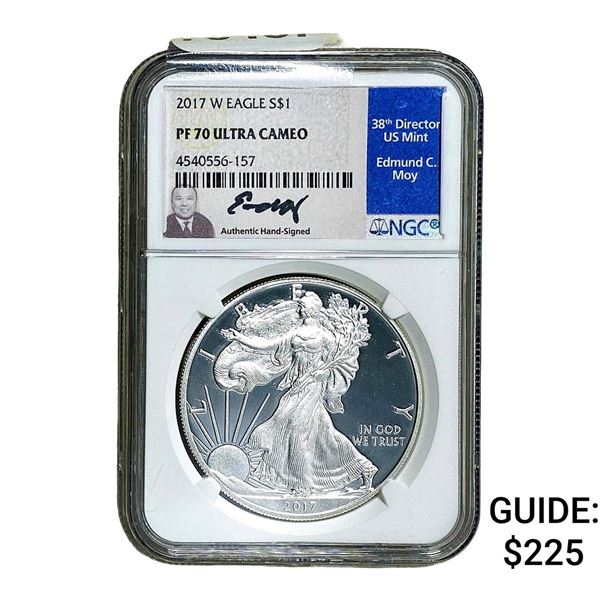 2017-W Silver Eagle NGC PF70 Ultra Cameo