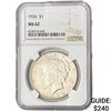 Image 1 : 1926 Silver Peace Dollar NGC MS62