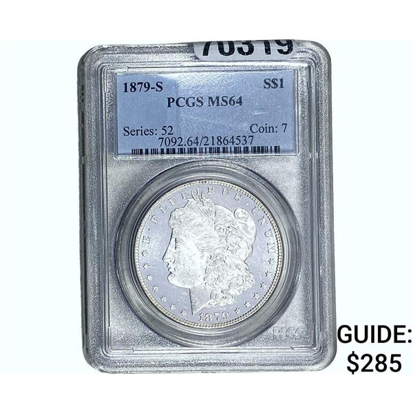 1879-S Morgan Silver Dollar PCGS MS64