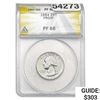 Image 1 : 1964 Washington Silver Quarter ANACS PF68