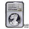 Image 1 : 2021-W Silver Eagle NGC PF69 UC Heraldic Eagle T-1