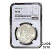 Image 1 : 1921-S Morgan Silver Dollar NGC MS62