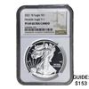 Image 1 : 2021-W Silver Eagle NGC PF69 UC Heraldic Eagle T-1