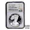 Image 1 : 2021-W Silver Eagle NGC PF69 UC Heraldic Eagle T-1
