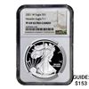 Image 1 : 2021-W Silver Eagle NGC PF69 UC Heraldic Eagle T-1