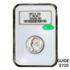 Image 1 : 1940-D CAC Washington Silver Quarter NGC MS66