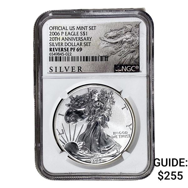 2006-P Silver Eagle NGC RP69 20th Anniversary