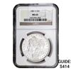 Image 1 : 1881-S Morgan Silver Dollar NGC MS65