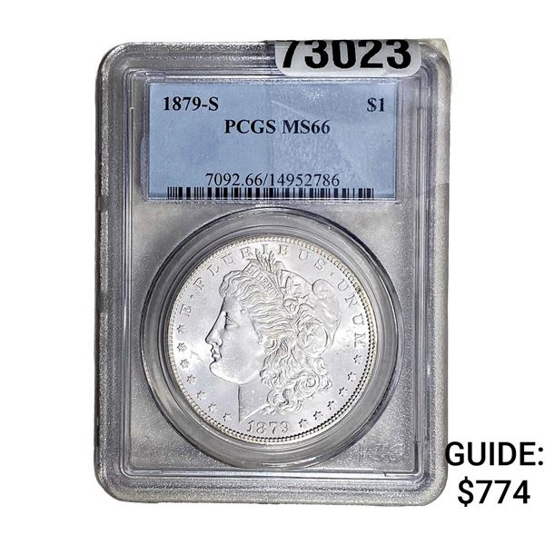 1879-S Morgan Silver Dollar PCGS MS66