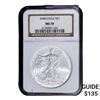Image 1 : 2008 Silver Eagle NGC MS70
