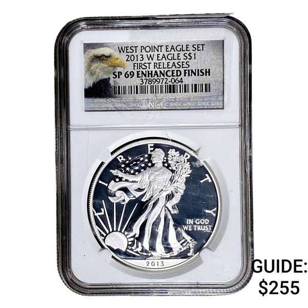 2013-W Silver Eagle NGC SP69 Enhanced Finish