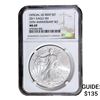 Image 1 : 2011 Silver Eagle NGC MS69