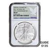 Image 1 : 2011-W Silver Eagle NGC MS69 25th Anniversary