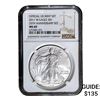 Image 1 : 2011-W Silver Eagle NGC MS69 25th Anniversary
