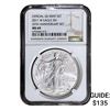 Image 1 : 2011-W Silver Eagle NGC MS69 25th Anniversary