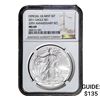 Image 1 : 2011-W Silver Eagle NGC MS69 25th Anniversary